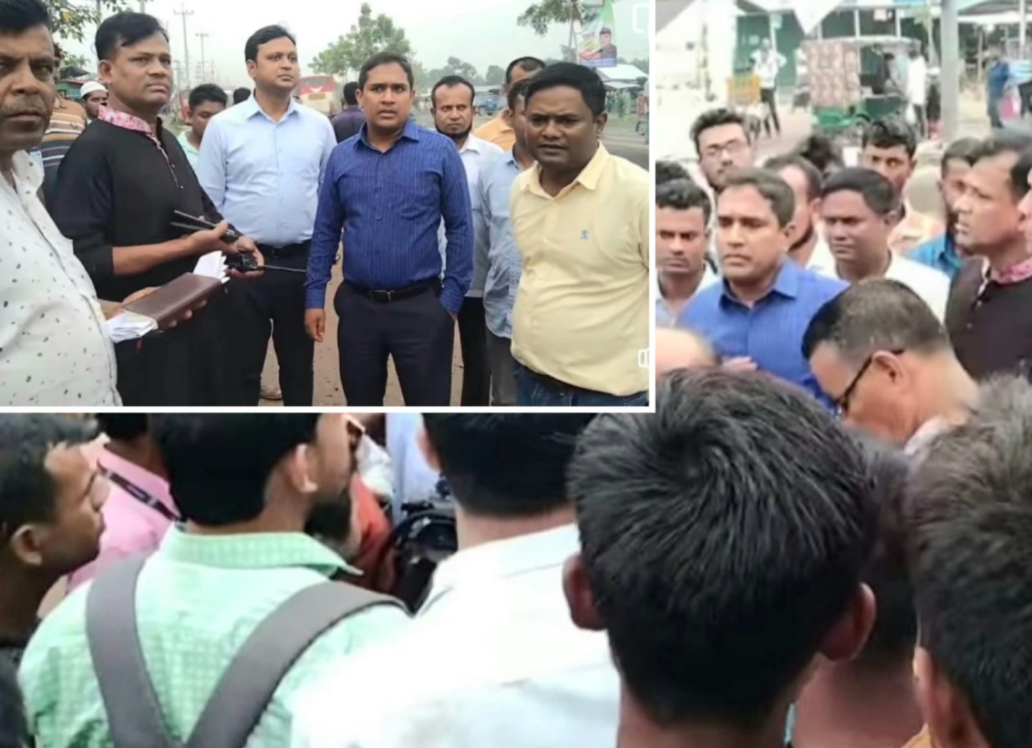 ত্রিশালে ইউএনও এসিল্যান্ডের আশ্বাসে ঘরে ফিরলো আমিন হত্যার বিচারের দাবীতে আন্দোলনকারীরা