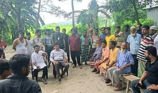 জেলখানা ঘাট সড়কে অটো,মিশুক থেকে চাঁদাবাজি বন্ধে উপজেলা চেয়ারম্যান ও ইউএনও'র পরিদর্শন