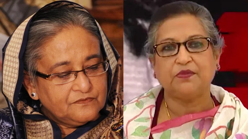 পদত্যাগ’ করে বোনকে নিয়ে দেশ ছেড়েছেন শেখ হাসিনা