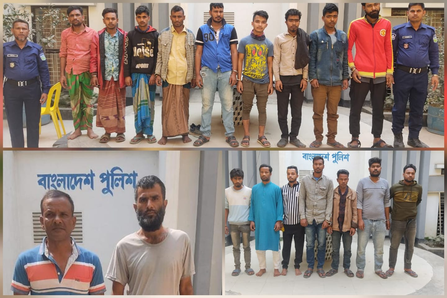 ময়মনসিংহ কোতোয়ালী মডেল থানা পুলিশের অভিযানে গ্রেফতার -১৯