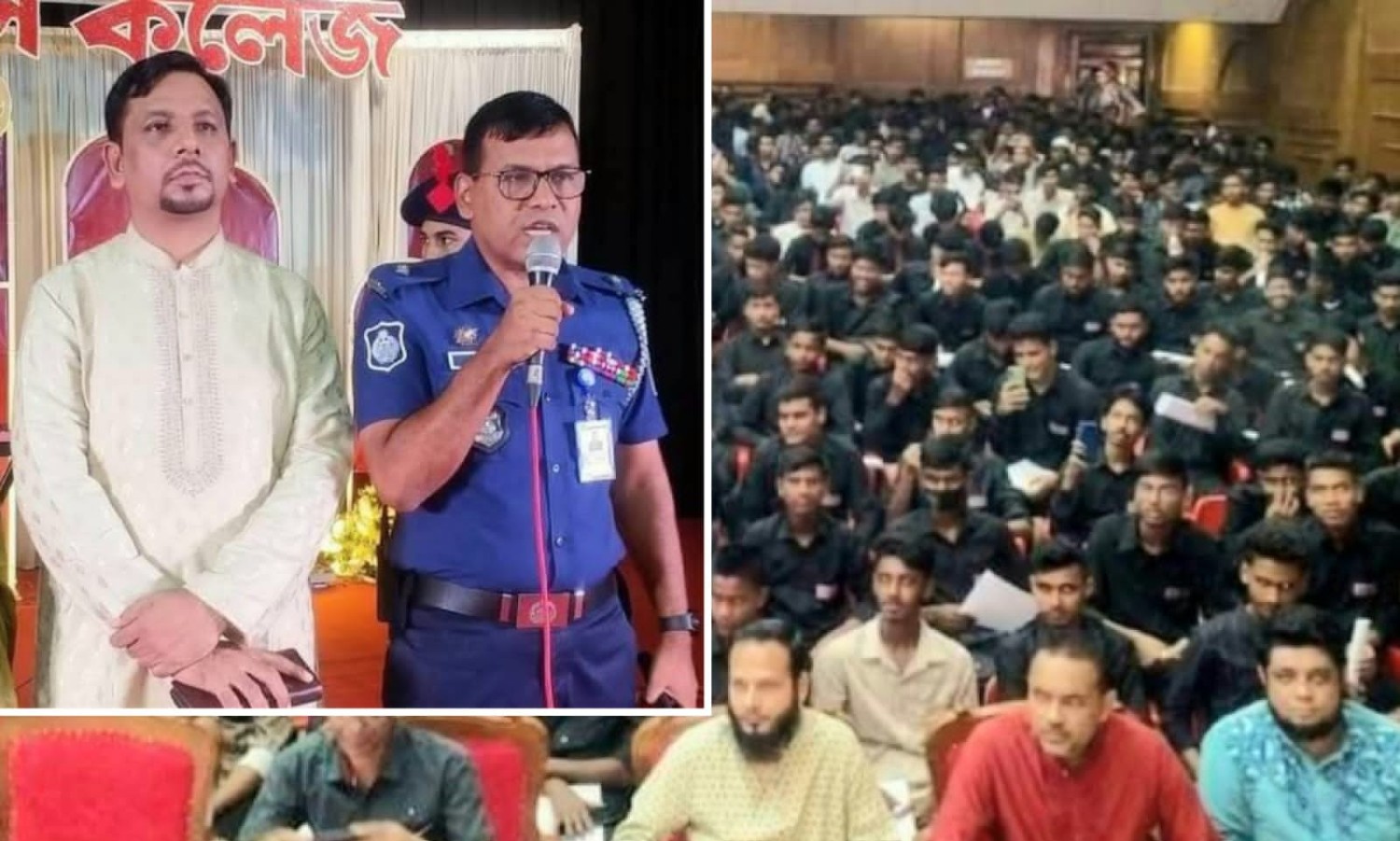 মাদক,বাল্যবিবাহ ইভটিজিং বন্ধে সামাজিক আন্দোলন গড়ে তুলতে শিক্ষার্থীদের ওসির আহবান