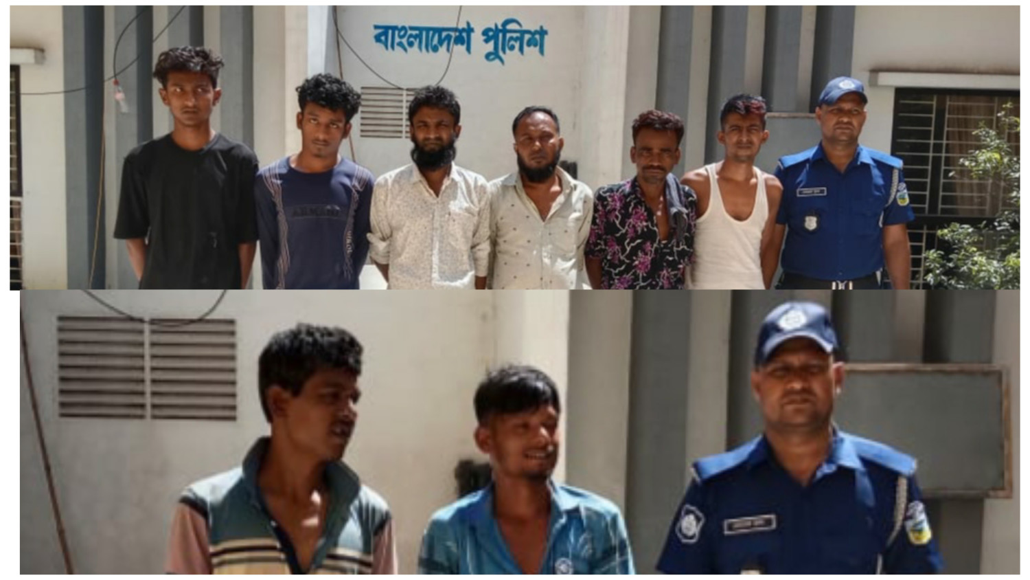 ময়মনসিংহ কোতোয়ালী মডেল থানার অভিযানে  গ্রেফতার - ০৮