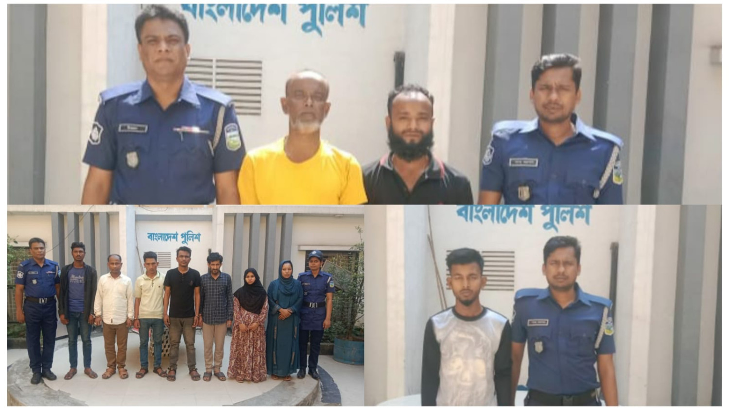 ময়মনসিংহ কোতোয়ালী মডেল থানার অভিযানে  গ্রেফতার ১০