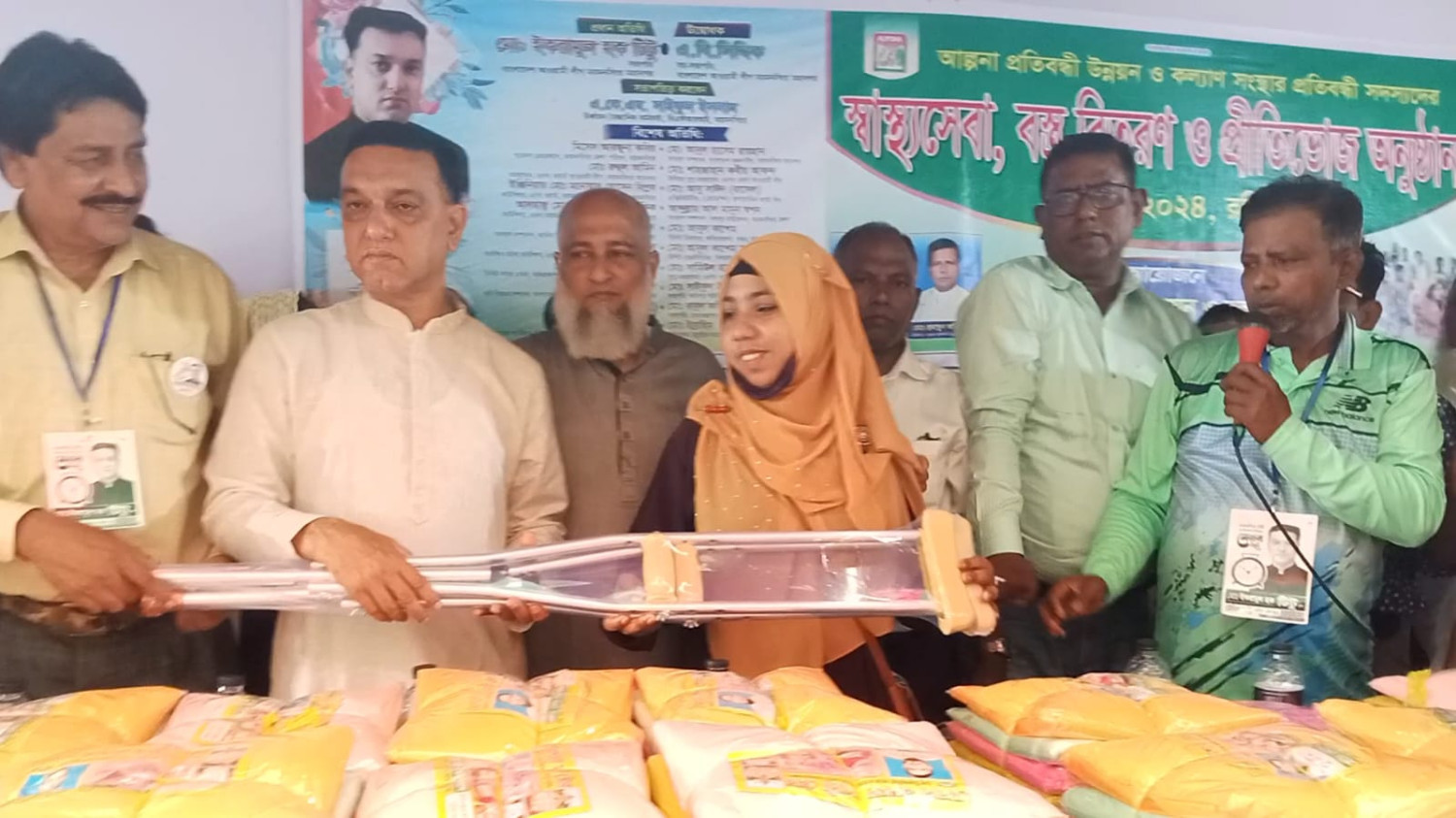অসহায়দের পাশে দাঁড়ানো সকলের  নৈতিক দায়িত্ব - ময়মনসিংহে টিটু