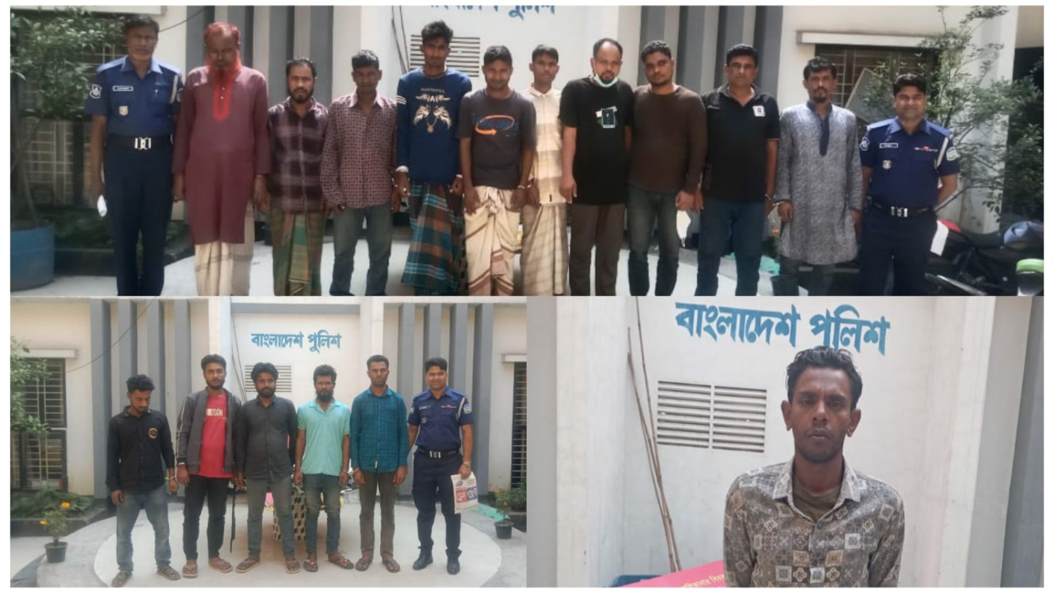 ময়মনসিংহ কোতোয়ালী মডেল থানা পুলিশে অভিযানে গ্রেফতার ১৮
