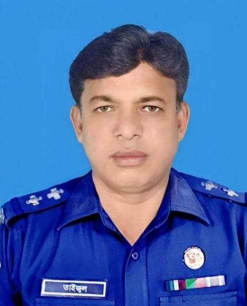 ময়মনসিংহ জেলার শ্রেষ্ঠ অফিসার কোতোয়ালি মডেল থানার এসআই তাইজুল