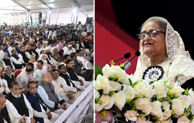 ছাত্রলীগের ‘স্মরণকালের সর্ববৃহৎ’ ছাত্র সমাবেশ জনসমুদ্রে পরিণত হলো সোহরাওয়ার্দী উদ্যান