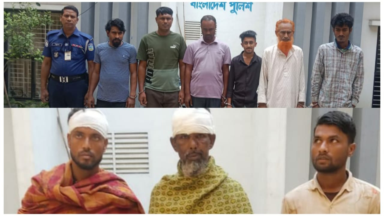 ময়মনসিংহ কোতোয়ালী মডেল থানা পুলিশের অভিযানে গ্রেফতার ১০