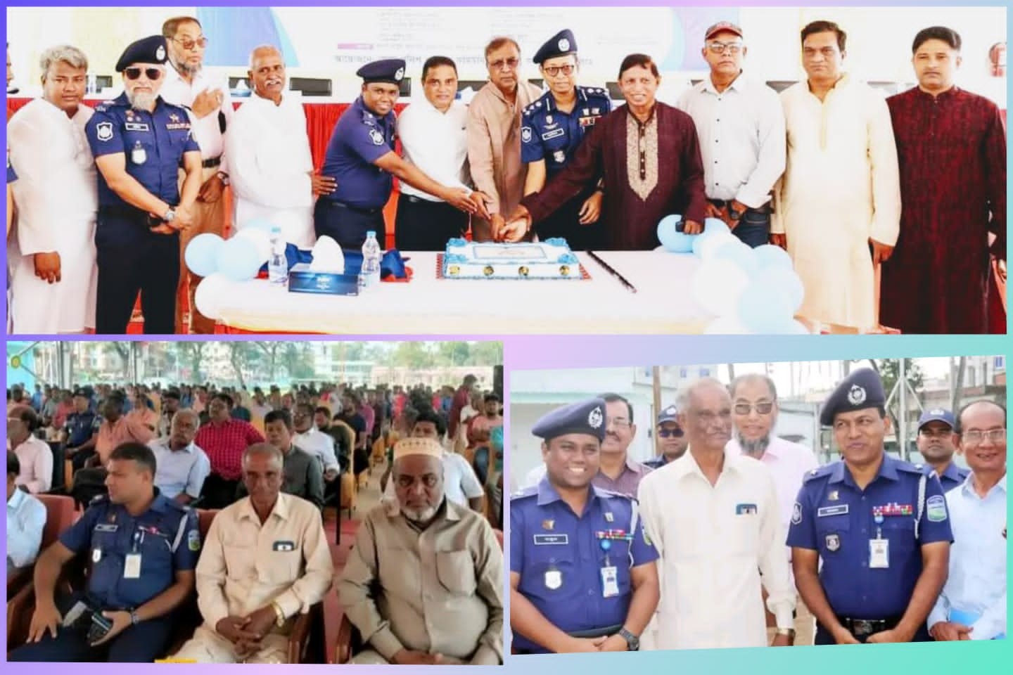 পুলিশ জনতা ঐক্য করি-স্মার্ট বাংলাদেশ গড়ে তুলি এই শ্লোগানকে সামনে রেখে ময়মনসিংহে কমিউনিটি পুলিশিং ডে-২০২৩ পালিত