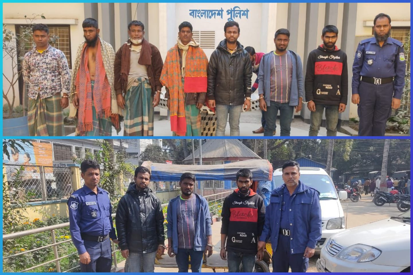 ময়মনসিংহ কোতোয়ালী মডেল থানার অভিযানে গ্রেফতার -৭