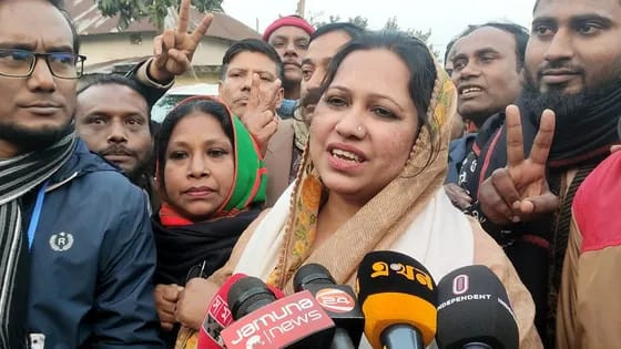 গৌরীপুরবাসীর সেবক হয়ে থাকতে চাই : নিলুফার আনজুম পপি