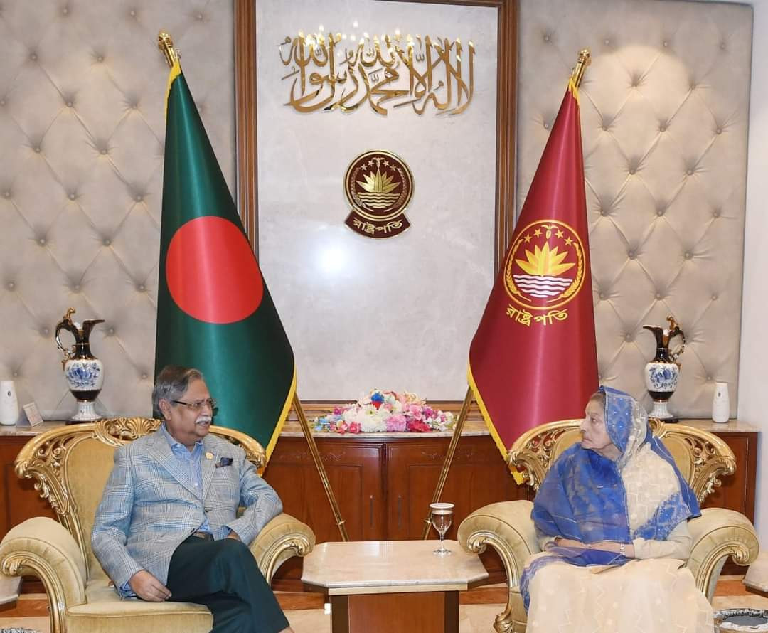 রাষ্ট্রপতির সঙ্গে সাক্ষাৎ: তফসিল পিছিয়ে দেয়ার আহবান জানালেন রওশন এরশাদ