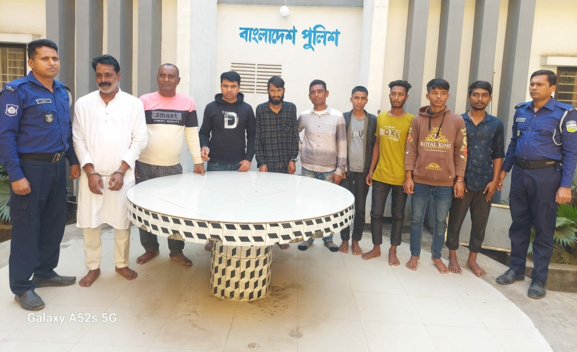 ময়মনসিংহ কোতোয়ালী মডেল থানা পুলিশের  অভিযানে গ্রেফতার - ১৬
